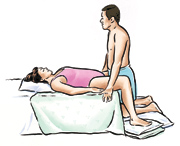 Woman Laying Man Kneeling Woman Laying Man Kneeling
