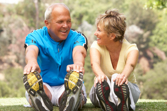 COPD couple exercising