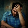 man in pain